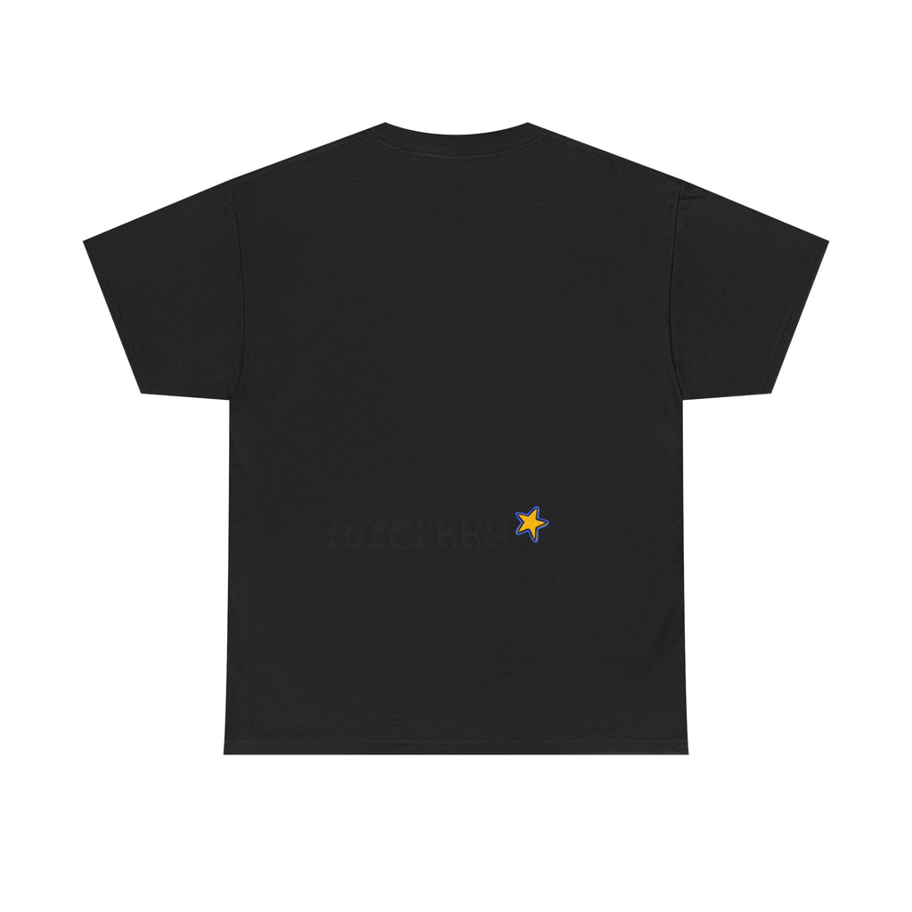 Threesome Heart Graphic Tee — Cute Star Accent Casual T-Shirt