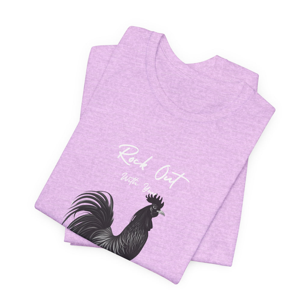 Rooster Silhouette Tee — Vintage Farmhouse Chicken T-Shirt