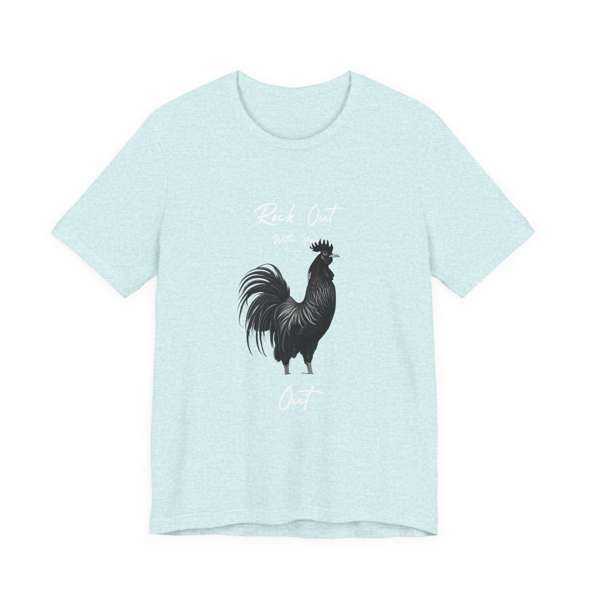 Rooster Silhouette Tee — Vintage Farmhouse Chicken T-Shirt