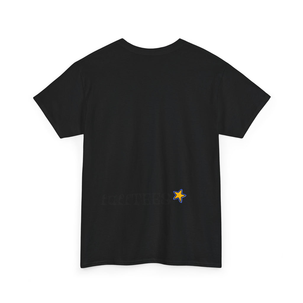 Threesome Heart Graphic Tee — Cute Star Accent Casual T-Shirt