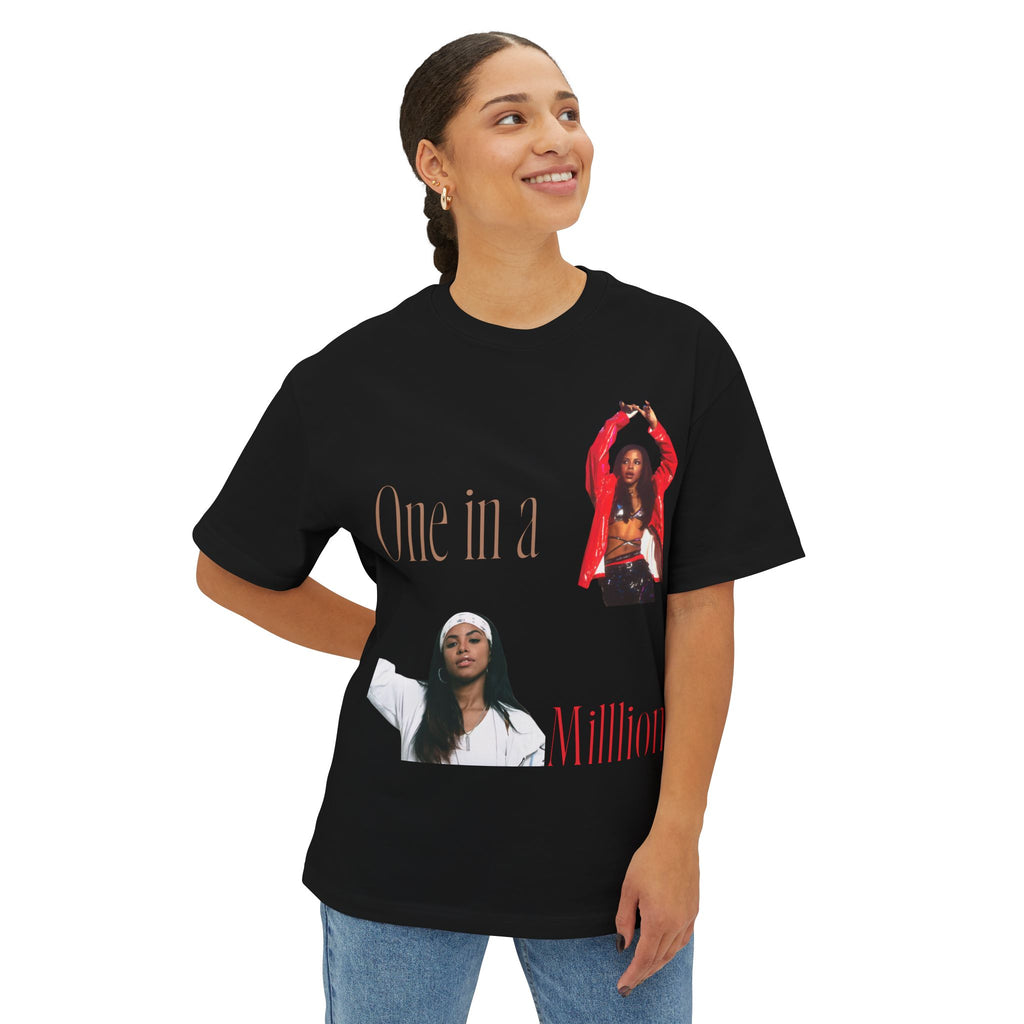 One in a Million Tee — Oversized Boxy Graphic T-Shirt