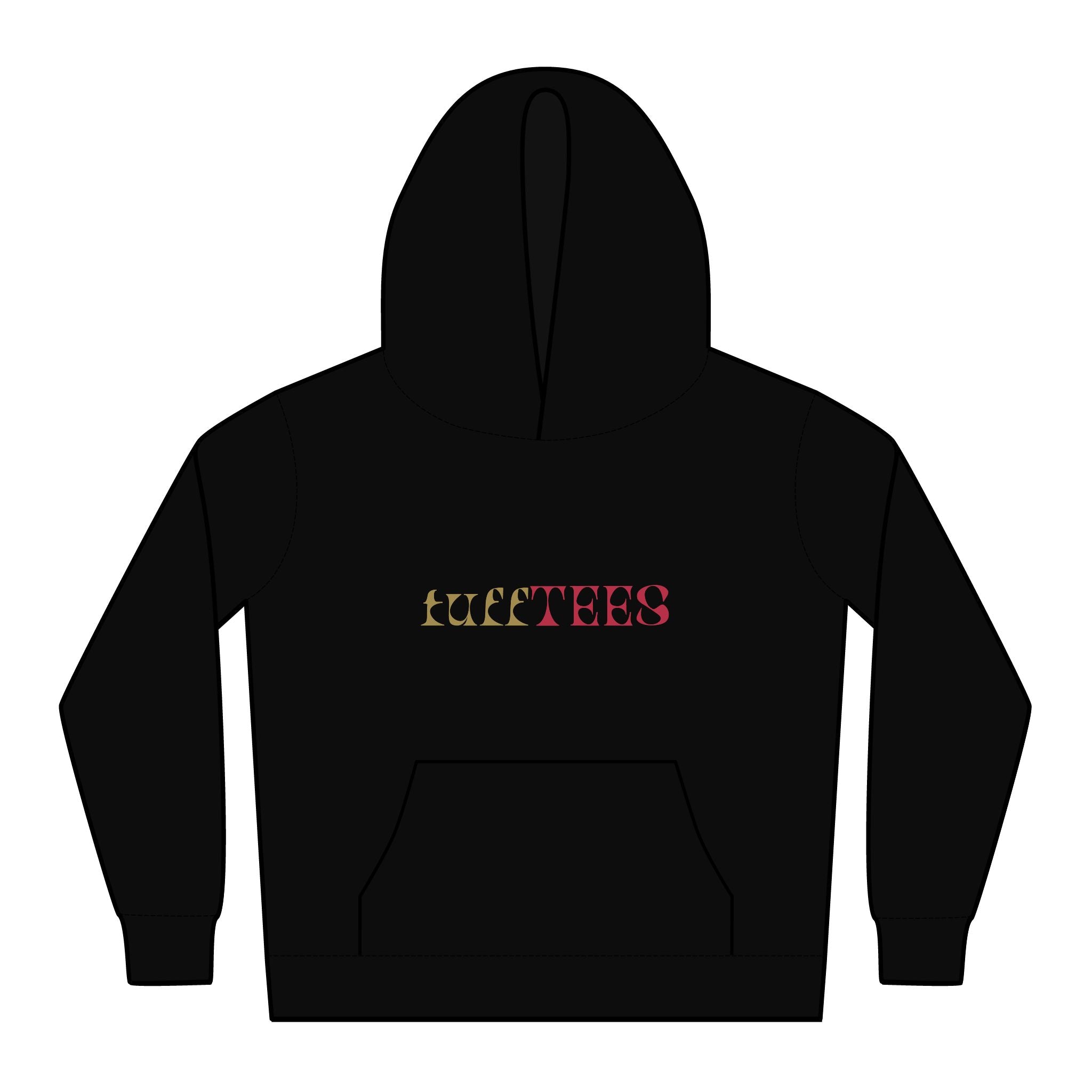 Kids Relax Hoodie — Street Art Graphic Youth Hoodie with 'KUFFTEES' Logo