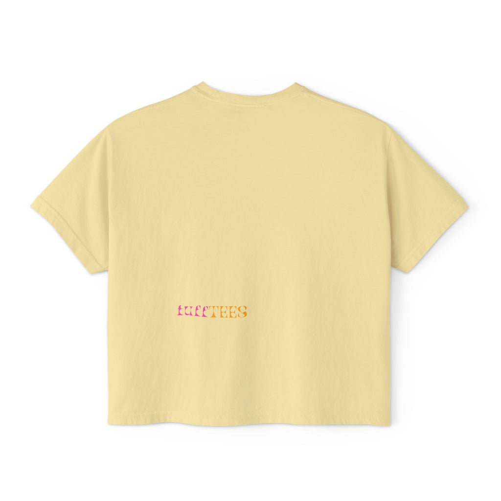 PB&J Cartoon Women's Boxy Tee — Cute Peanut Butter & Jelly Graphic T-Shirt