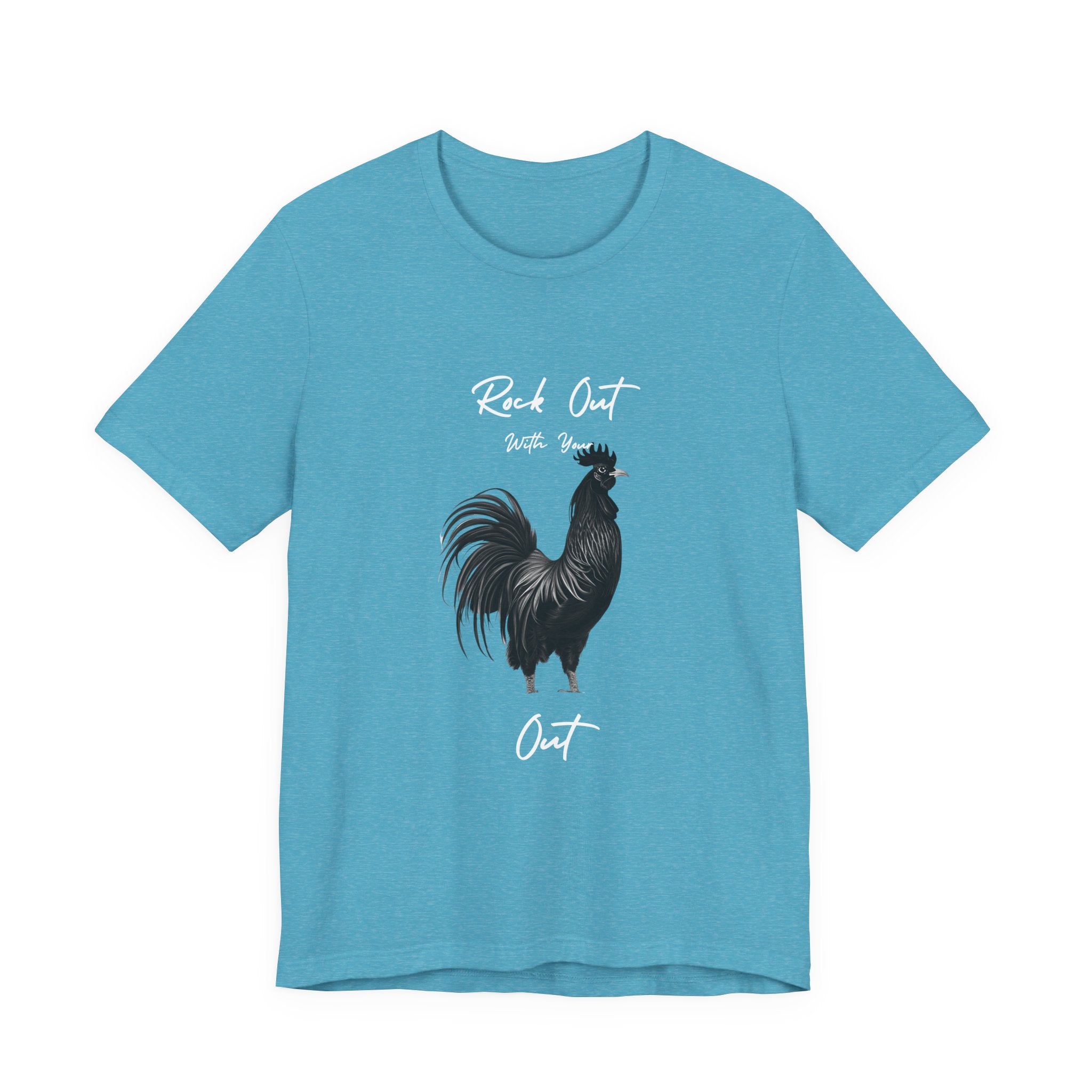 Rooster Silhouette Tee — Vintage Farmhouse Chicken T-Shirt