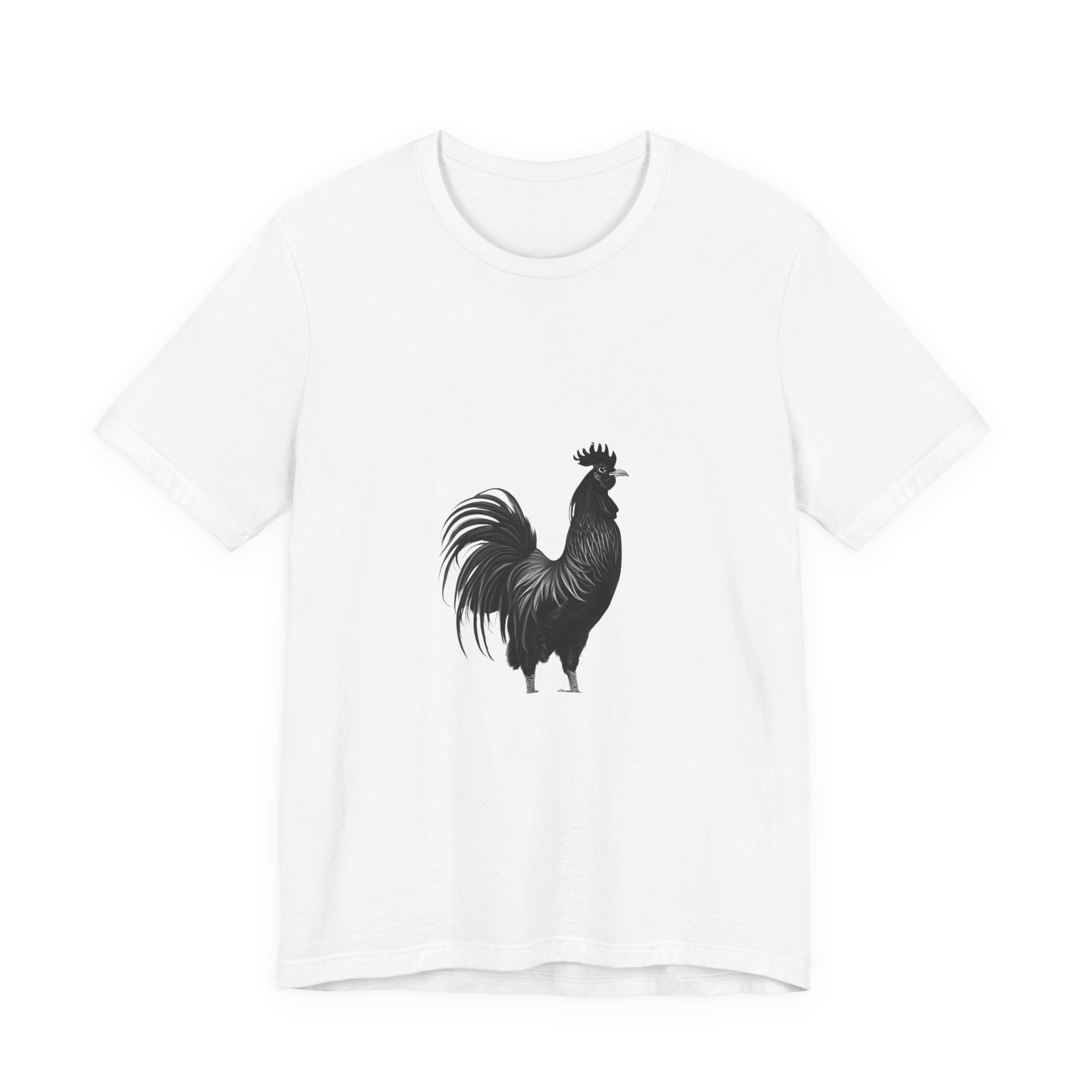 Rooster Silhouette Tee — Vintage Farmhouse Chicken T-Shirt
