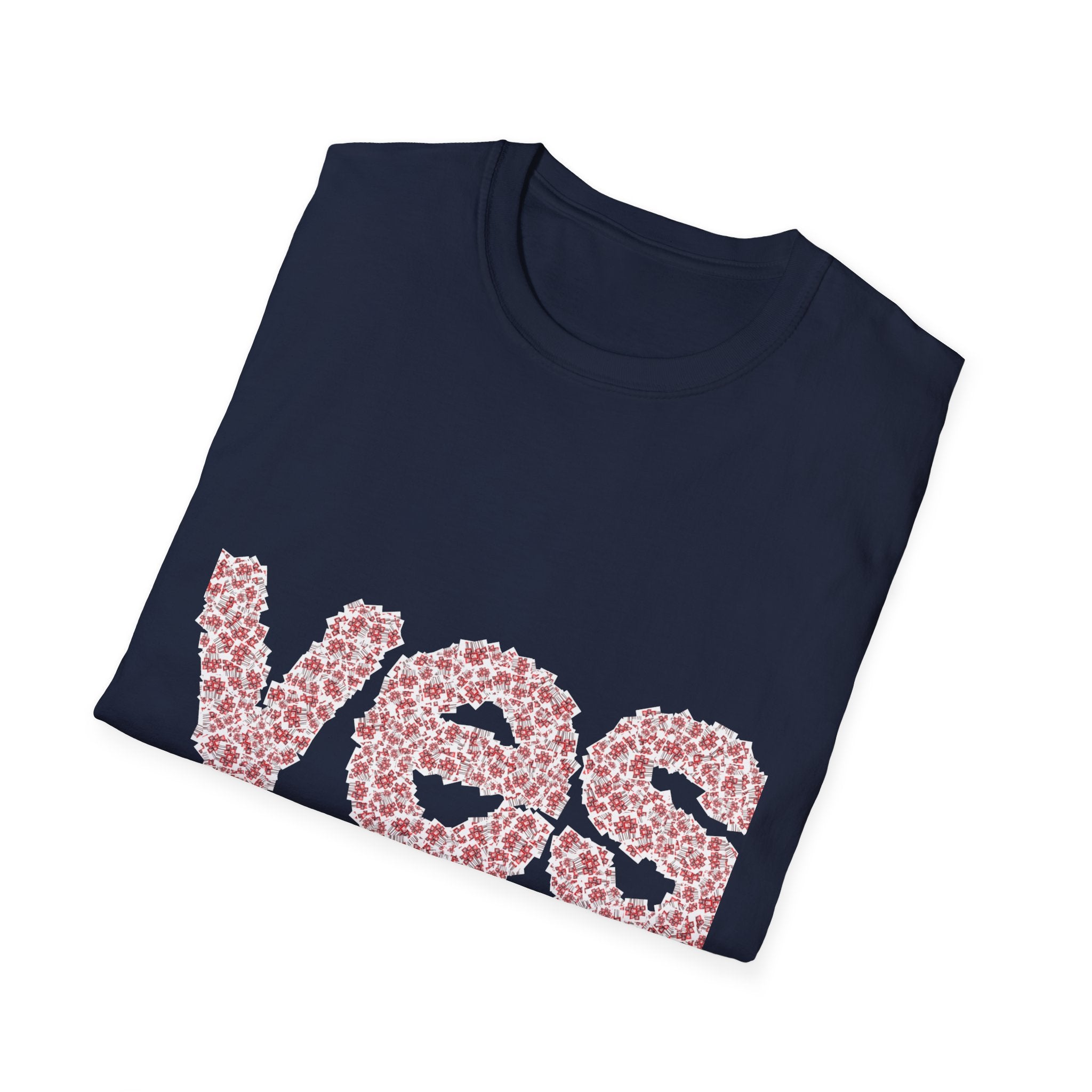 Yes Floral Graphic T-Shirt — Pink Petal Typography Tee